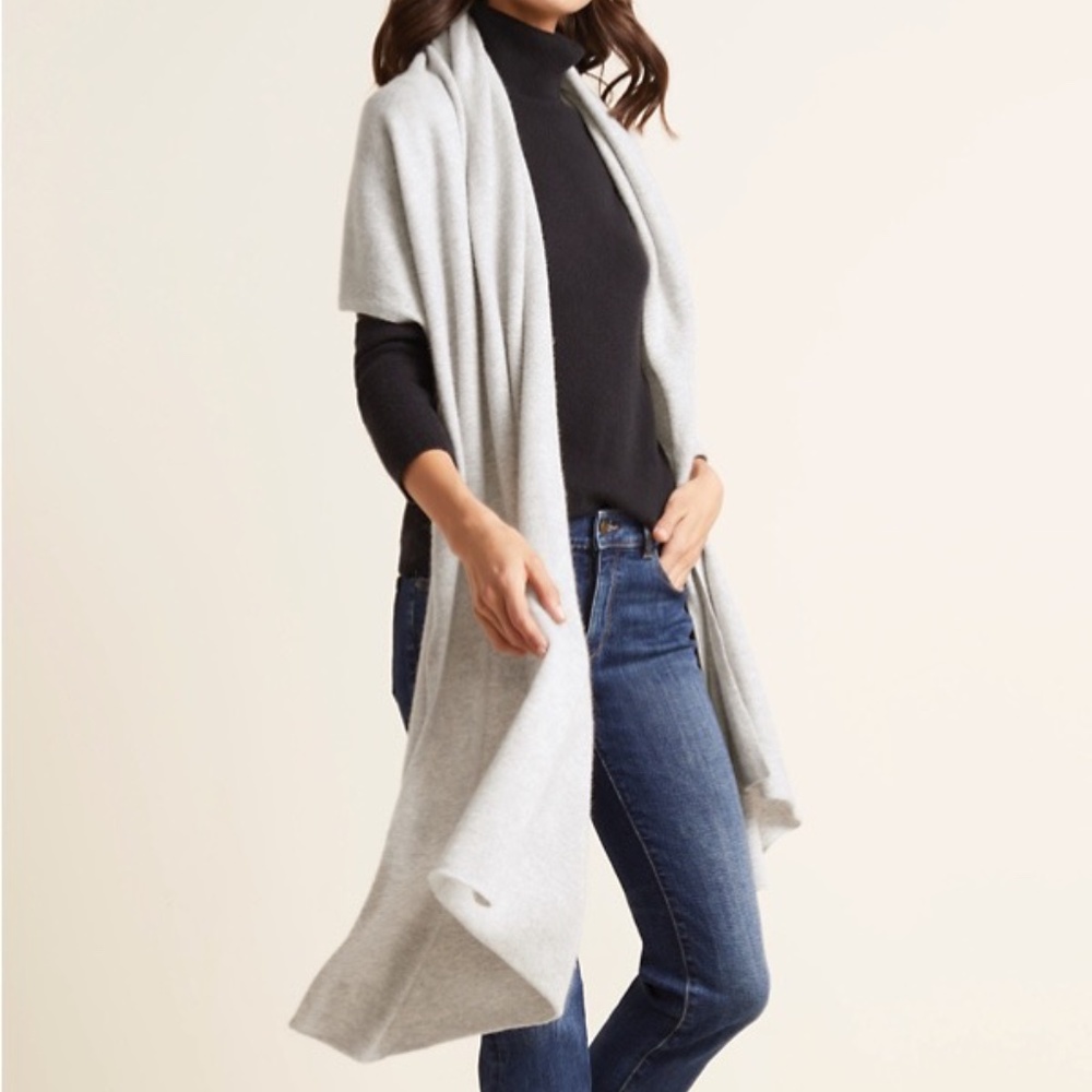 Garnet Hill Cashmere Wrap NWT